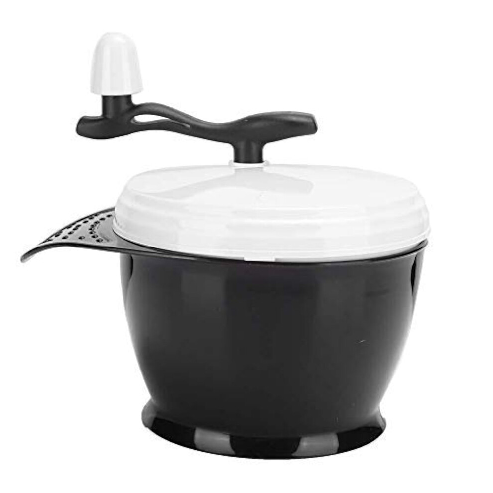 Hair Dye Mixer with Hand Crank  Smooth Blend Plastic Hair Color Mixing Bowl for Salon and Home