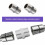 2Pcs Shower Hose Extension Pipe Universal Hose Extender Make Hose Longer Extend 4