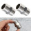 2Pcs Shower Hose Extension Pipe Universal Hose Extender Make Hose Longer Extend 3