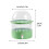 DGOO New Eggs Cooker Home Plastic Multi Layer Steaming 3
