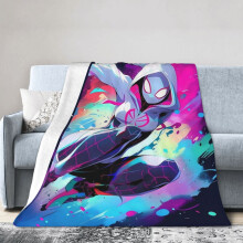 Couverture Spider-Man: New Generation, couverture anime pour lit, canapé, couverture polaire ultra douce pour chambre et salon, 152 x 127 cm