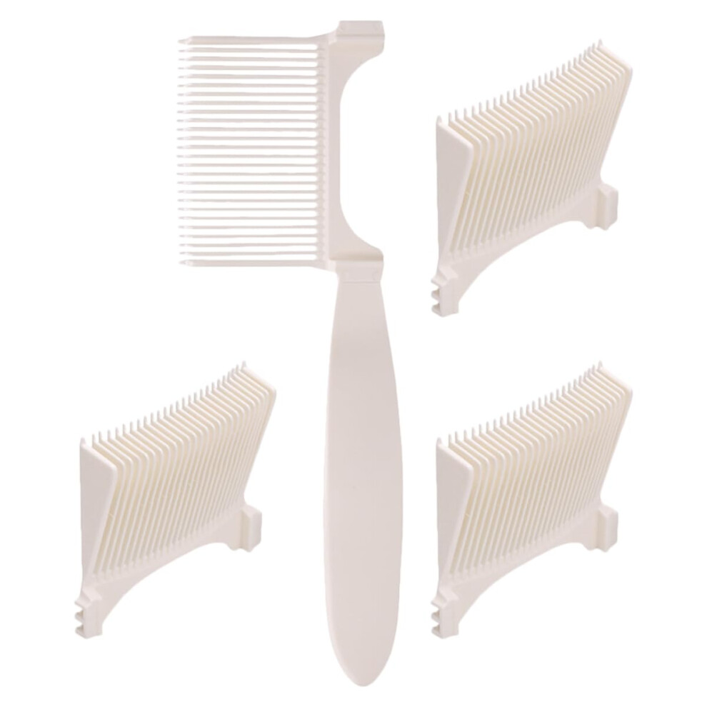 Unisex Adjustable Curved Hair Clipper Comb With Ergonomic Design For Professional Barber Haircuts