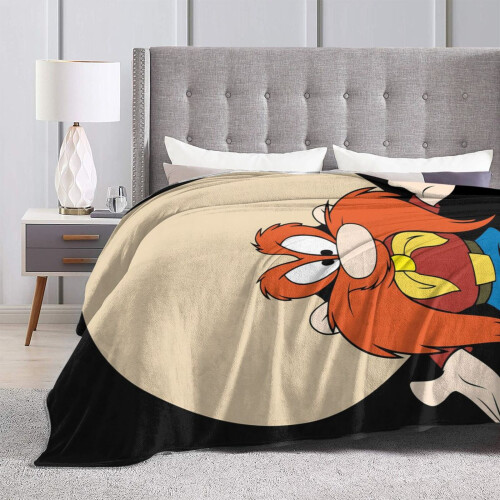 Coperta Yosemite Sam, coperta in flanella per letto e divano, 40"x30" 1