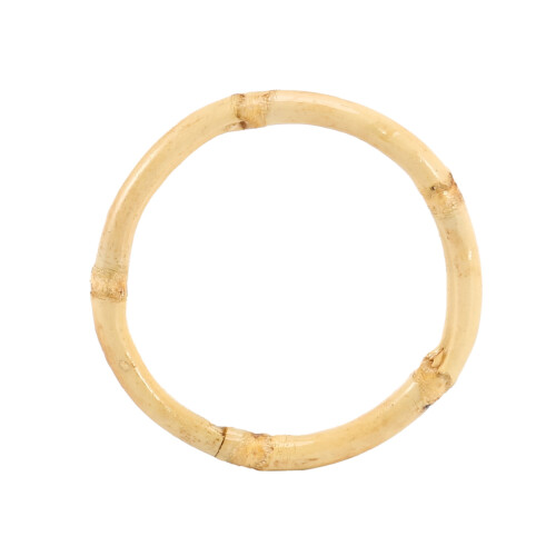 Ronds de serviette en bambou faits main, style rustique naturel, lot de 6 2
