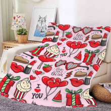 Hüllen Sie Liebe in Wärme: Holen Sie sich die Valentinstagsdecke!