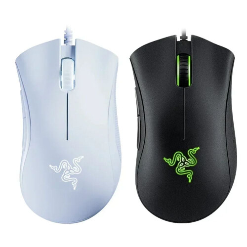 Συμβατό με ενσύρματο ποντίκι παιχνιδιών Razer DeathAdder Essential, οπτικό αισθητήρα 6400 DPI, 5 1