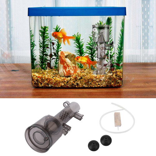Nikou Protein Skimmer για ενυδρεία αλμυρού νερού, εσωτερικός κρεμαστός skimmer με αντλία, 2
