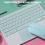 10inches Touchpad Bluetooth Keyboard Compatible with Windows, IPadOS, Android, and IOS English White 3