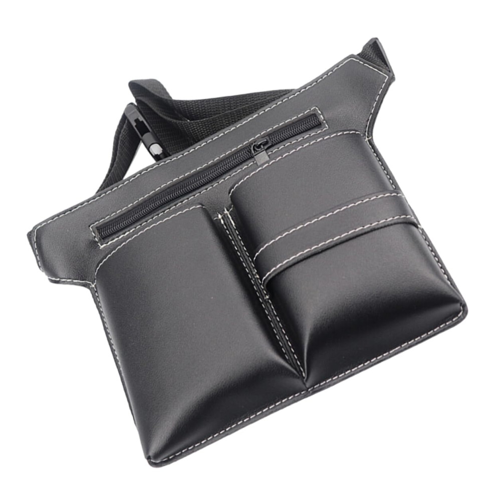 Barber Waist Bag Hairdresser Tool Pouch with Adjustable Strap and Secure Storage for Scissors