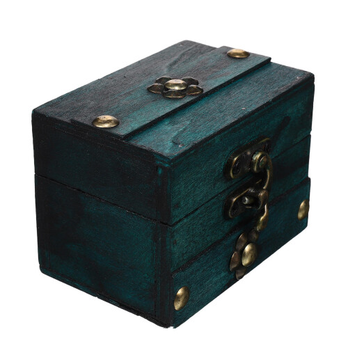 2Pcs Rustic Storage Drawer Vintage Wooden Display Box
