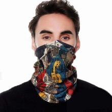 Neck Gaiter Bandana Face Mask with UV Sun Protection, Breathable QuickDry Headwear for Cycling Hiking Fishing
