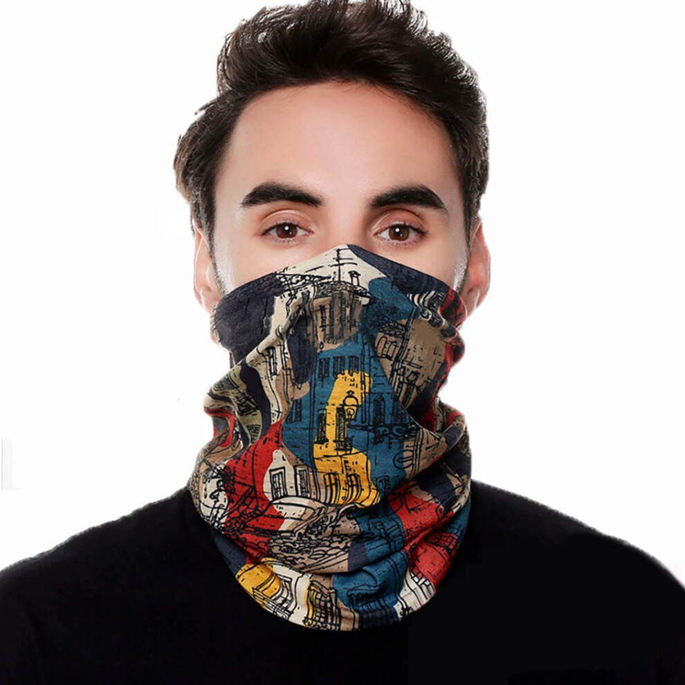 Neck Gaiter Bandana Face Mask With Uv Sun Protection, Breathable Quickdry Headwear For Cycling Hiking Fishing 9365369015326