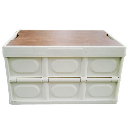 Set Of 2 Collapsible Lidded Storage Bin Quilt Box