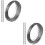 Silver Wire Rope Wear Resistance Home Use 2pcs 6
