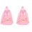 2pcs Boy Storage Bottle Portable Puff Box Wide Mouth For Easy Use 2
