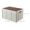 Set Of 2 Collapsible Lidded Storage Bin Quilt Box 11