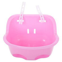 2Pcs Pink Kids Bike Basket Front for Toddlers Tricycles and Scooters