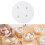 500 Pcs Round Steamer Papers Disposable Silicone Liners For Buns 7.5 Cm 9