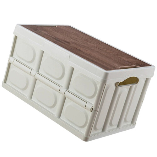 Set Of 2 Collapsible Lidded Storage Bin Quilt Box 2