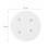 500 Pcs Round Steamer Papers Disposable Silicone Liners For Buns 7.5 Cm 2