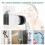 3pcs Shower Holder Shower Bracket No Punching Accessories 7