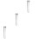 Raindrops 60 Pcs Plastic Test Tubes With Screw Caps 40ml 6