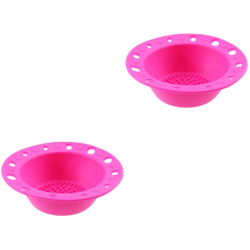 2 Pcs Makeup Brush Cup Make Up 2