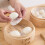 500 Pcs Round Steamer Papers Disposable Silicone Liners For Buns 7.5 Cm 10