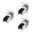 3pcs Shower Holder Shower Bracket No Punching Accessories 10