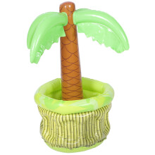2 Count Inflatable Palm Tree Cooler Summer Pool Party Decorations