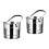 Terrarium 2 Pack Rust-Proof Ice Bucket Making Stainless Steel 4