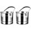 Terrarium 2 Pack Rust-Proof Ice Bucket Making Stainless Steel 2