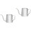 2 Pcs Coffee Pot Container Stainless Steel Gooseneck 4