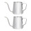 2 Pcs Coffee Pot Container Stainless Steel Gooseneck 5
