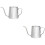 2 Pcs Coffee Pot Container Stainless Steel Gooseneck 6