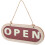 2 Pcs Outside Store Closed Listing Simple Design Hanging Plaque 1