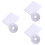 12 Pcs Screen Mesh Window Screen No Punching White Window 6