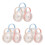 9 Pcs Pacifier Box Dust Cover Pp Newborn Storage Box 6