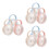 9 Pcs Pacifier Box Dust Cover Pp Newborn Storage Box 5