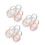 9 Pcs Pacifier Box Dust Cover Pp Newborn Storage Box 4
