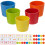 One Set Color Sorting Cups For Toddlers Learning And Cognition 1
