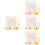 4 Pieces Beginner Embroidery Kit Coaster Making Embroidered Coasters 6