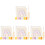 4 Pieces Beginner Embroidery Kit Coaster Making Embroidered Coasters 2