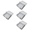 4Pcs Foldable Under Bed Storage Bags Black Non-Woven Clothes Organizer 7