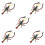 5Pcs Multi Plastic Crawfish and Shrimp Models Hands-on Learning Toys 5
