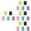 4 Pcs Pastels Sponge Colored Finger Painting Tool 8