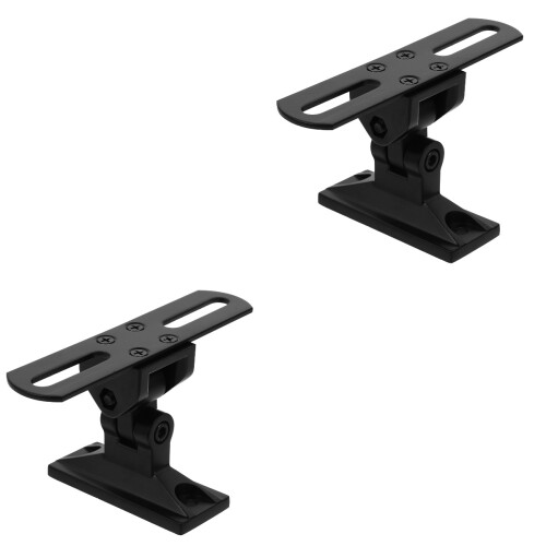 2Pcs Adjustable Speaker Wall Mount Bracket Holder 2