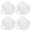 12 Pcs Sauce Spoon Man Ceramics Salad Dressing White 1