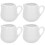 12 Pcs Sauce Spoon Man Ceramics Salad Dressing White 7