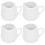 12 Pcs Sauce Spoon Man Ceramics Salad Dressing White 3